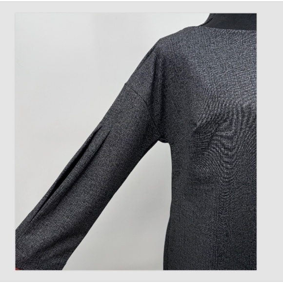 Banana Republic Dress Women Small Petite NEW Gray Black Short  Shift Career - Picture 4 of 14